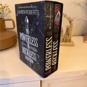 Lauren Roberts series Books Black and Purple Book Box Set Sleeve hardcover